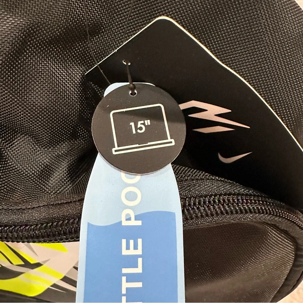 Nike Black and Yellow Backpack